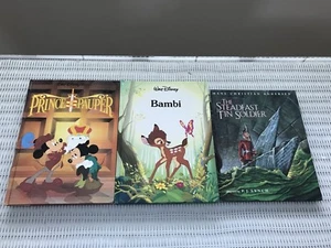 Lot of 3 books Disney The Prince and the Pauper, Bambi, The Steadfast Soldier - Picture 1 of 12