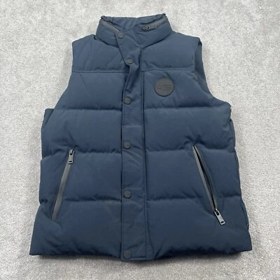 Ugg Australia Nathaniel Men's Down Puffer Vest Size M Blue Waterproof - Image 1 of 4