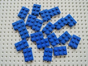 Lego 20 x piastra piatta 3021 2x3 blu - Foto 1 di 1