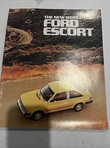 Ford Escort 1981 folleto de ventas original de EE. UU. - Imagen 1 de 4