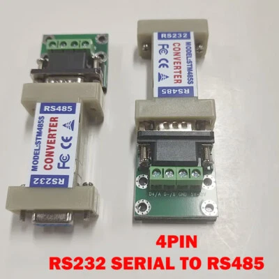 2x 4Pin RS232 to RS485 Communication Data Converter Adapter & Terminal Board - Image 1 of 4