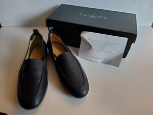 Talbots Indigo blau Jessie Gore flache Halbschuhe Größe 7 1/2M - Bild 1 von 8