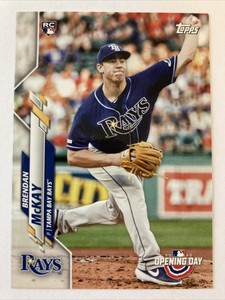 2020 Baseball Topps Opening Day Brendan McKay Tampa Bay Rays #1 RC MLB NM-MT