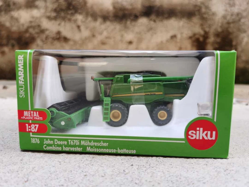 Cosechadora Siku 1876 1/87 Granjero John Deere T670i Juguetes Diecast Modelo Regalo Foto 1 de 4