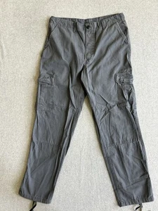 Cargohose Herren Large grau Ripstop Kampfhose Militär Vintage Utility USA - Bild 1 von 12