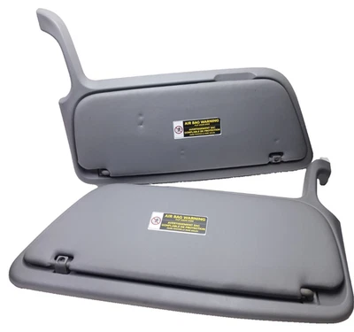 Par de parasoles gris vinilo con soportes para Mercedes-Benz Sprinter 2010-18 diestro/derecho Foto 1 de 4