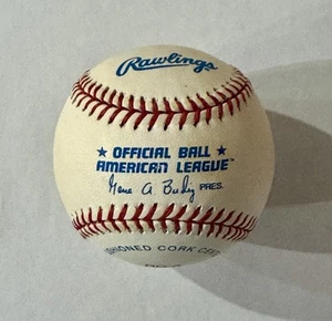 1990s Official American League Baseball - Gene Budig, President - Picture 1 of 1