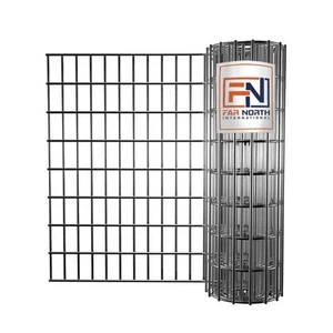 FAR NORTH INTERNATIONAL Welded Wire Fencing 72" Garden Galvanized Steel Silver - Picture 1 of 3