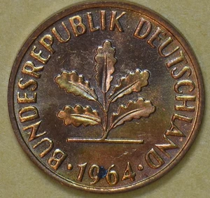 Germany 1964 2 Pfennig 292565 combine shipping - Picture 1 of 2