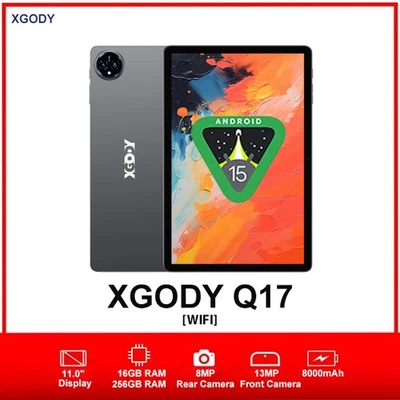 2025 Neu Android 15 Tablet 11 Zoll 16GB RAM+256GB 8-Core 13MP 5GWlFl IPS 8000mAh - Bild 1 von 4