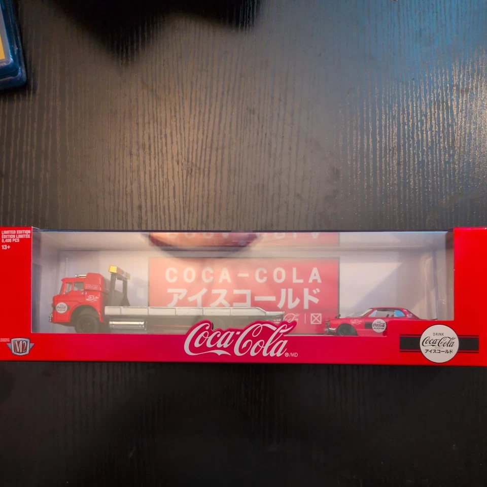 M2 Machines Coca-Cola 1957 Mack Model N & 1971 Nissan Skyline GT