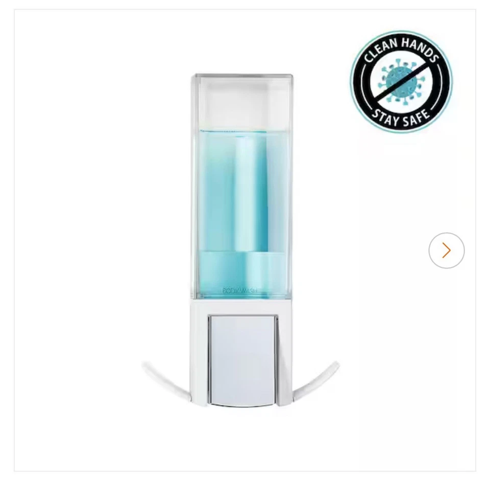 Better Living Liquid Soap Dispenser White 17 Oz 77154