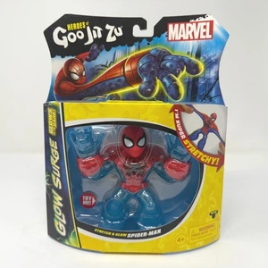 Heroes of Goo Jit Zu Marvel Glow Surge Stretch & Glow Spider-Man Action Figure - Picture 1 of 2