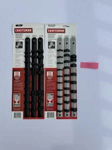 Sears Craftsman SAE & Metric Socket Rack Rails Pair USA Made 41829, 41849 NOS - Picture 1 of 1