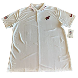 NWT Nike Arizona Cardinals Dri-FIT On Field Polo Size Men's Large - Picture 1 of 8