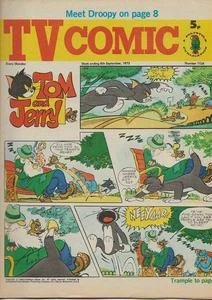 TV Comic No.1134, 8th September 1973. DOCTOR WHO Jon Pertwee, DAD'S ARMY, TARZAN - Bild 1 von 3