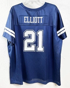 NFL Players Dallas Cowboys 3XL Damen Elliott #24 Glitzer blau Trikot Poly EUC - Bild 1 von 6