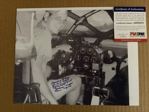 PSA/DNA Charles C D Albury B-29 "Bockscar" Co-Pilot Autographed 8x10 Picture - Picture 1 of 1