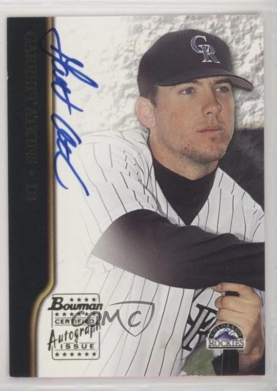 2002 Bowman Auto Garrett Atkins #BA-GA Rookie Auto RC - Image 1 of 2
