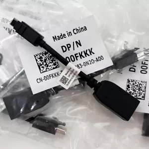 Lot New For Dell 00FKKK 0FKKK Mini DP to DP Display Port Adapter Cable - Picture 1 of 9