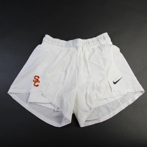 USC Trojans Nike Dri-Fit Athletic Shorts Women's White New Cover