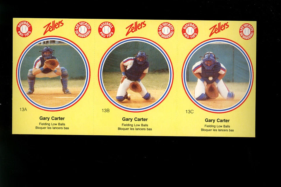 1982 Zellers Baseball Pro Tips Montreal Expos Gary Carter #13  - Image 1 of 2
