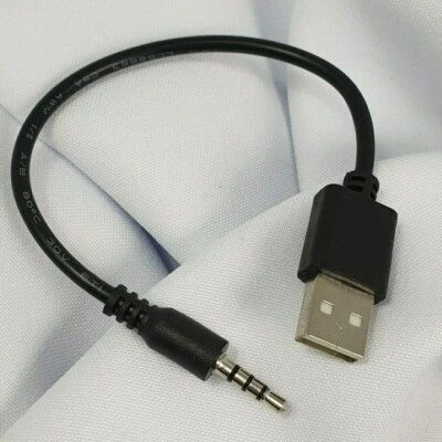 USB auf Klinke 3,5 AUX Kopfhöreranschluss Adapter Handy Kabel kurz Audio NEU - Bild 1 von 4