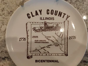 Clay County Illinois; Bicentennial Sammelteller; 1976; sehr guter Zustand; - Bild 1 von 8