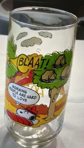 Vintage 6’’ Camp Snoopy Collection Trinkglas Snoopy und Woodstock - McDonalds - Bild 1 von 5