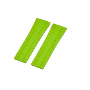 22x18mm Green Rubber Watch Strap For Breitling Diver Pro - Picture 1 of 6