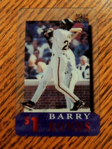 BARRY BONDS 1996 CLASSIC CLEAR ASSETS $1 SPRINT PHONE CARD - Picture 1 of 2