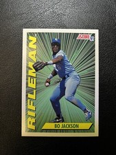 1991 Score Baseball #412 Bo Jackson Rifleman Trading Card 