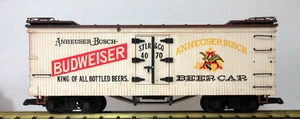 LGB 4070 G Scale Budweiser Woodside Reefer Car - Picture 1 of 3