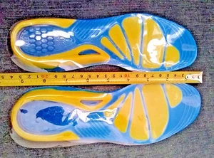 Ladies Silicone Insoles Pads Cushions Shoes Heel Arch Support Women's size 4-8 - Picture 1 of 3