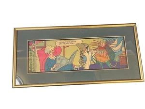 Ballard Street Newspaper Comic Matted Framed I’m Going No Further 7X15” - Picture 1 of 8