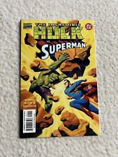 The Incredible Hulk vs. Superman #1 Marvel DC Comics 1999 One Shot Crossover