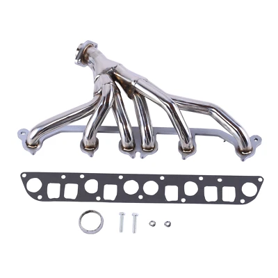 Cabezal colector de escape para 91-99 Jeep Wrangler Cherokee Grand Cherokee YJ TJ Foto 1 de 3