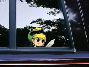 Zelda Peeker Peeking Ventana Vinilo Coche Calcomanías Leyenda Zelda Switch Juego Pegatinas - Imagen 1 de 4