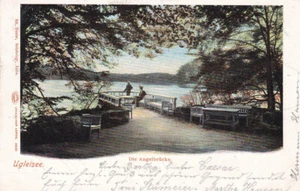 Schöne alte AK Ugleisee / Die Angelbrücke / Stempel Gremsmühlen 1901 - Picture 1 of 2