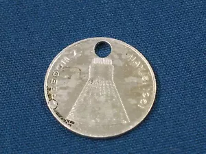 1961 Freedom 7 NASA Space Capsule • AMVETS Token/Pendant • Pledge of Allegiance - Picture 1 of 2