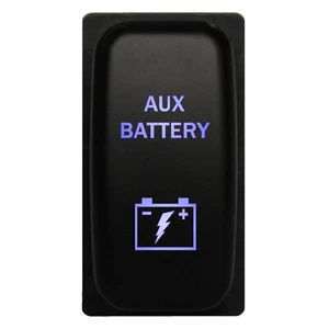 Druckschalter 160B 12V AUX BATTERIE Ein-Aus LED Blau für Mitsubishi Pajero L200 S... - Bild 1 von 2
