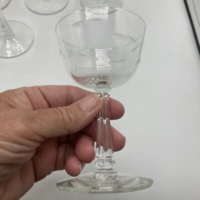 Libby Rock Sharpe Classic Champagne Coupe 5" Glasses Set Of 4 Vintage MCM - Image 1 of 4