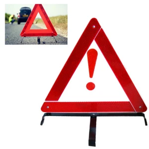 Triangolo Di Emergenza Per Auto Sicurezza Sos Punto Esclamativo Incidente 723 - Picture 1 of 1