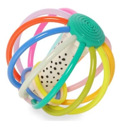 Juguete Manhattan Silbato Colorpop Sonajero Actividad Juguete NUEVO Foto 1 de 2