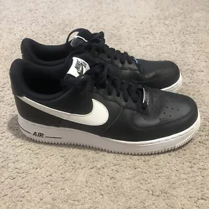 Nike Air Force 1 07 Schwarz Weiß Herren Uk 7,5 Selten Deadstock - CJ0952-001 - Bild 1 von 20