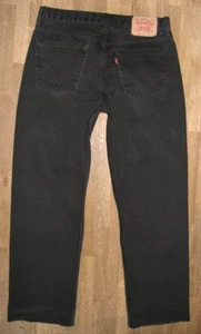 " LEVI`S 751 " Herren- JEANS / LEVIS Blue-Jeans in schwarz- grün ca. W33"/L29" - Picture 1 of 4