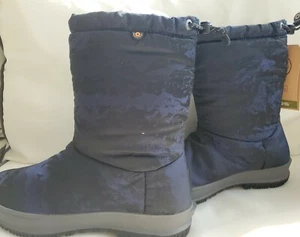 Bogs Boots Women's Size 6 Mountain Boots Waterproof Blue Lined, Size 6 NEW - Picture 1 of 6