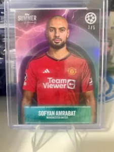 Topps Summer Signings UEFA Champions League Sofyan Amrabat Numbered to 3/5 - Picture 1 of 1