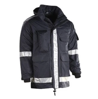 Solar 1 EM01 MENS SIZE 4XL EMS Jacket w/ Bloodborne Pathogen Protection NAVY - Image 1 of 4