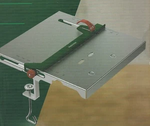 Parkside Stichsägetisch 32x30 cm mit 2 Stahlzwingen + Parallelanschlag PSST A1 - Bild 1 von 4